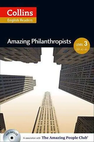 Amazing Philanthropists +CD A.People Readers 3 B1 kapağı
