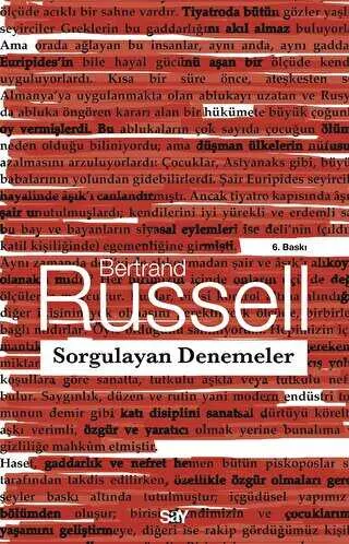 Sorgulayan Denemeler kapağı