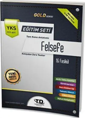 TYT - AYT Gold Serisi Felsefe 16 Fasikül Eğitim Seti kapağı