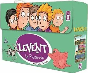 Levent İz Peşinde 1 Set - 5 Kitap kapağı