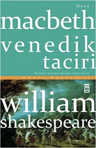 Macbeth Venedik Taciri kapağı