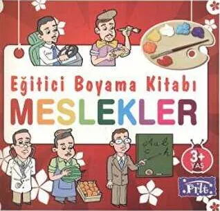 Eğitici Boyama Kitabı - Meslekler kapağı