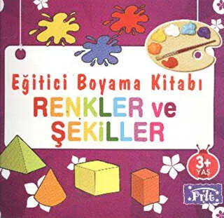 Eğitici Boyama Kitabı - Renkler ve Şekiller kapağı