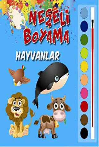 Neşeli Boyama - Hayvanlar kapağı