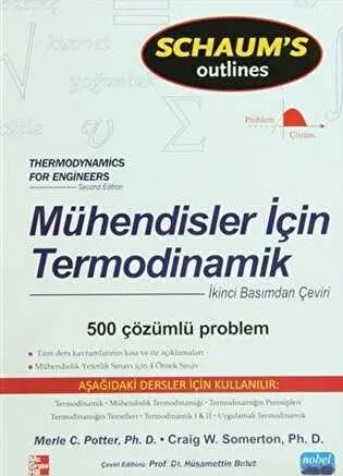Mühendisler İçin Termodinamik - Thermodynamics for Engineers kapağı
