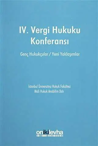 IV. Vergi Hukuku Konferansı kapağı