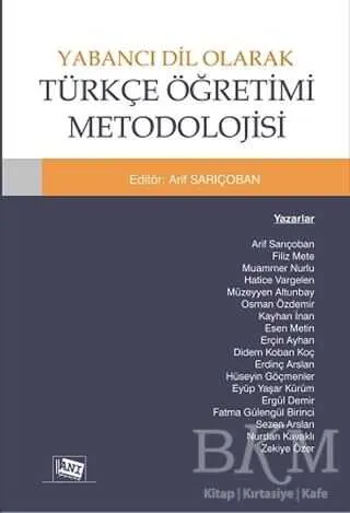 Yabancı Dil Olarak Türkçe Öğretimi Metodolojisi kapağı