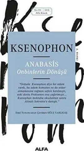 Anabasis - Onbinlerin Dönüşü kapağı