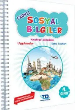 4. Sınıf Farklı Sosyal Bilgiler Defterim kapağı