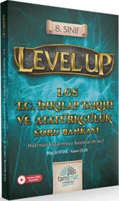 8. Sınıf TC İnkılap Tarihi ve Atatürkçülük Level Up Soru Bankası kapağı