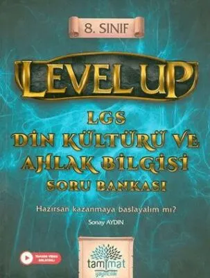 8. Sınıf LGS Din Kültürü ve Ahlak Bilgisi Level Up Soru Bankası kapağı