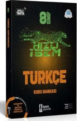 8. Sınıf Hızlı İsem Türkçe Soru Bankası kapağı