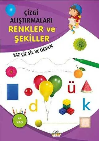 Renkler ve Şekiller - Çizgi Alıştırmaları kapağı