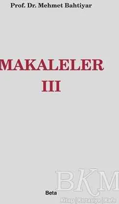 Makaleler 3 kapağı