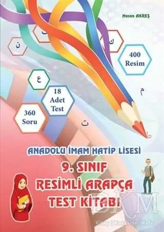 9. Sınıf Arapça Test Kitabı kapağı