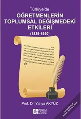 Türkiye’de Öğretmenlerin Toplumsal Değişmedeki Etkileri kapağı