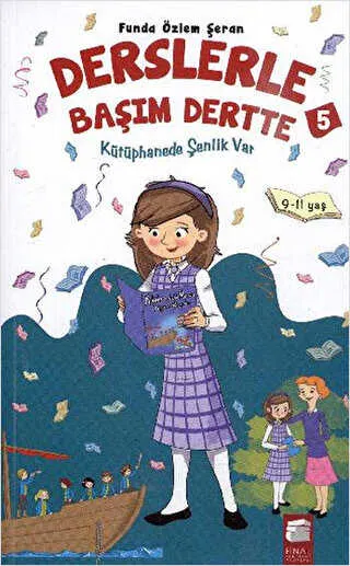 Kütüphanede Şenlik Var - Derslerle Başım Dertte 5 kapağı