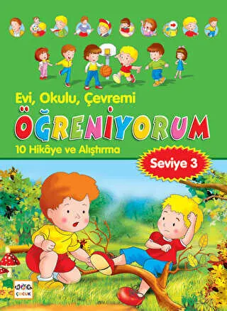 Evi, Okulu, Çevremi Öğreniyorum Seviye 3 kapağı