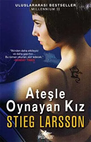 Ateşle Oynayan Kız - Millennium Serisi 2. Kitap kapağı
