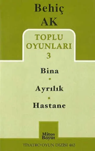 Toplu Oyunlar 3 -- Bina - Ayrılık - Hastane kapağı