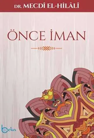 Önce İman kapağı