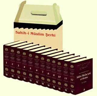 Sahih-i Müslim Şerhi el-Minhac 12 Kitap Takım kapağı