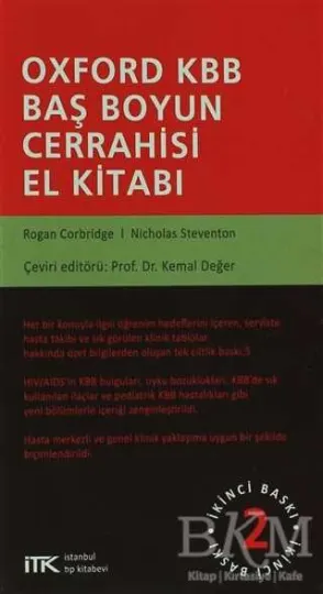 Oxford KBB Baş Boyun Cerrahisi El Kitabı kapağı