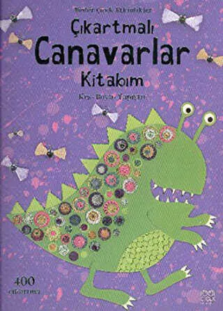 Çıkartmalı Canavarlar Kitabım kapağı