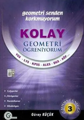 Kolay Geometri Öğreniyorum - Çalışma Günlüğü 3 kapağı