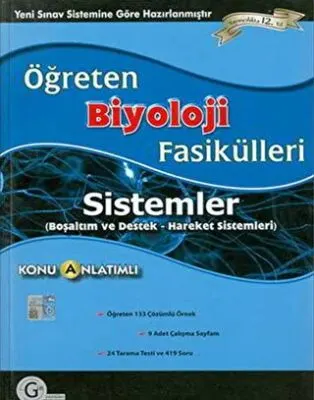 Öğreten Biyoloji Fasikülleri Sistemler Boşaltım ve Hareket Sistemleri kapağı