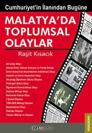 Malatya’da Toplumsal Olaylar kapağı