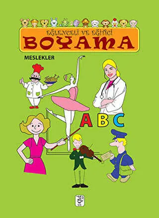 Eğlenceli ve Eğitici Boyama - Meslekler kapağı