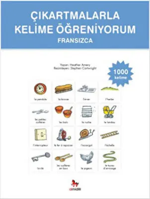 Çıkartmalarla Kelime Öğreniyorum - Fransızca kapağı
