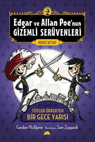 Edgar ve Allan Poe’nun Gizemli Serüvenleri - 2 : Tüyler Ürperten Bir Gece Yarısı kapağı