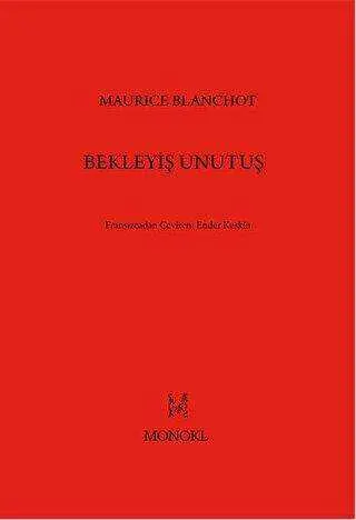 Bekleyiş Unutuş kapağı