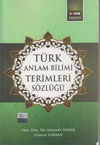 Türk Anlam Bilimi Terimleri Sözlüğü kapağı