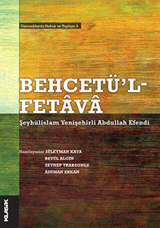 Behcetü’l - Fetava kapağı