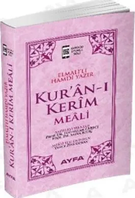 Kur`an-ı Kerim Meali Cep Boy kapağı