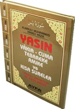 Üçlü Yasin Flesko Kapak, Cep Boy - 038F kapağı