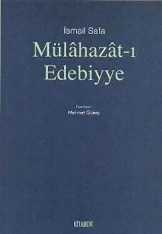 Mülahazat-ı Edebiyye kapağı