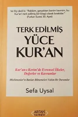 Terk Edilmiş Yüce Kur`an kapağı