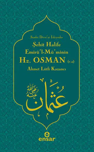 Şehit Halife Hz. Osman kapağı