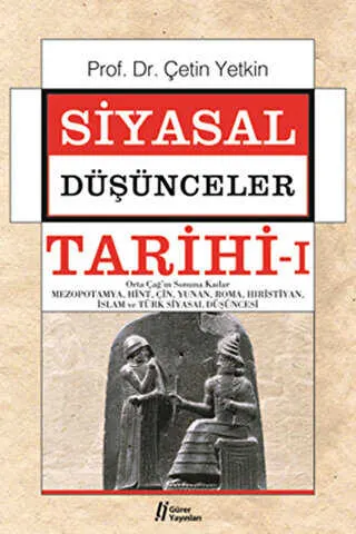 Siyasal Düşünceler Tarihi - 1 kapağı