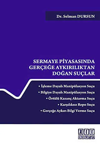 Sermaye Piyasasında Gerçeğe Aykırılıktan Doğan Suçlar kapağı
