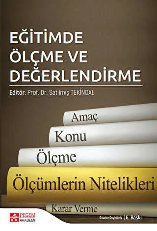 Eğitimde Ölçme ve Değerlendirme kapağı