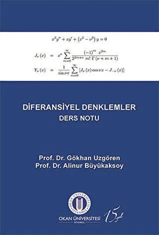 Diferansiyel Denklemler Ders Notu kapağı