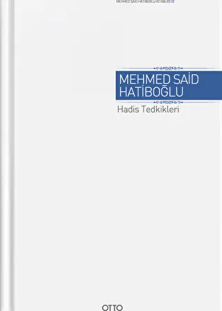 Hadis Tedkikleri kapağı
