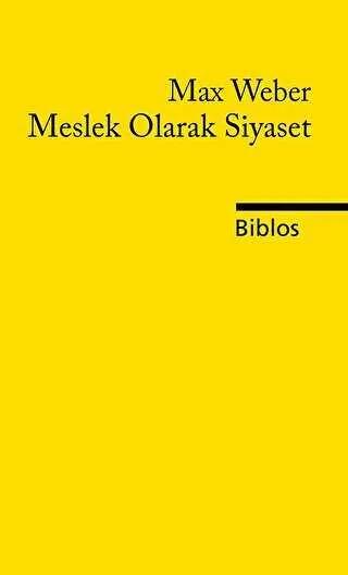 Meslek Olarak Siyaset kapağı