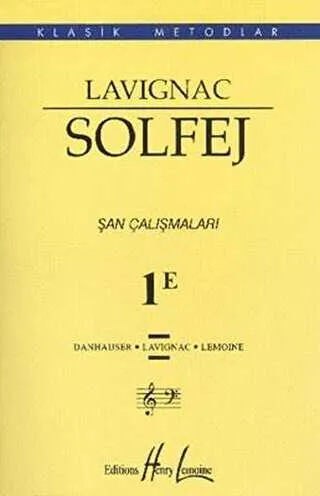 Lavignac Solfej 1E Küçük Boy kapağı
