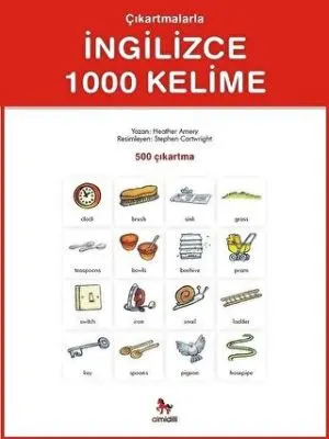 Çıkartmalarla İngilizce 1000 Kelime 500 Çıkartma kapağı